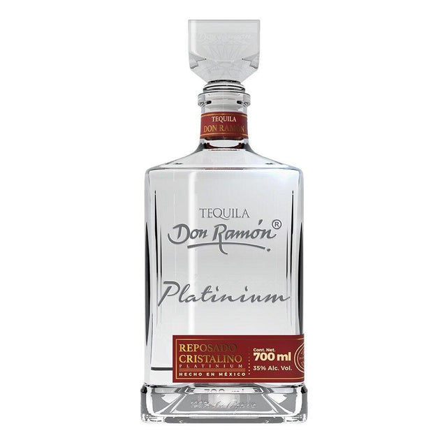 TEQUILA REP 100% CRISTALINO DON RAMON PLATINIUM 700ML - Vinosylicores.com