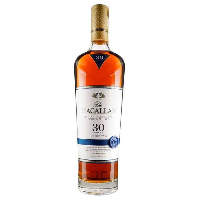 WHISKY THE MACALLAN 30 DOBLE CASK 700ML - Vinosylicores.com