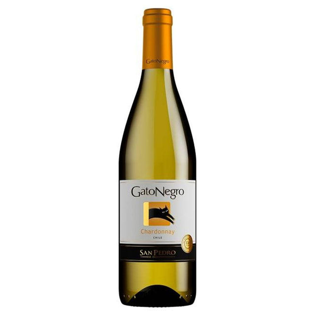 VINO BLANCO GATO NEGRO CHARDONNAY 750ML - Vinosylicores.com