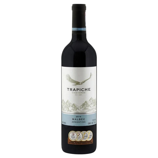 VINO TINTO TRAPICHE MALBEC 750 - Vinosylicores.com