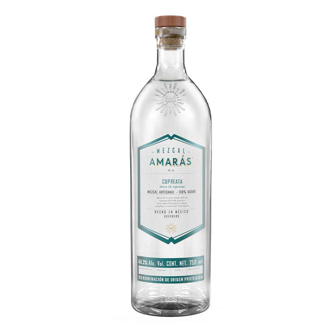 MEZCAL AMARAS JOVEN CUPREATA 750ML - Vinosylicores.com