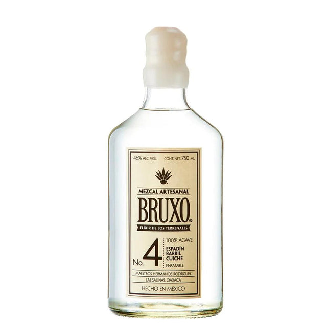 MEZCAL JOVEN 100% BRUXO NO 4 ENSAMBLE 750ML - Vinosylicores.com