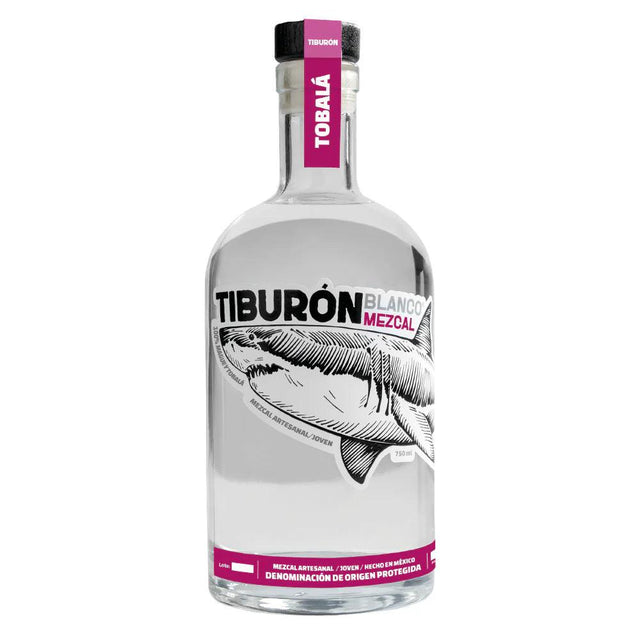 MEZCAL TIBURON TOBALA ARTESANAL JOVEN 750 ML - Vinosylicores.com