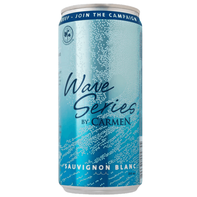 VINO BLANCO WAVE SERIES BY CARMEN SAUVBLANC LT 250ML - Vinosylicores.com