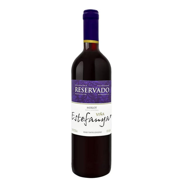 VINO TINTO ESTEFANYA RESERVADO MERLOT 750 ML - Vinosylicores.com