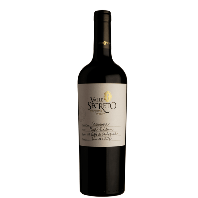 VINO TINTO VALLE SECRETO CARMENERE FIRST EDITION 750 - Vinosylicores.com