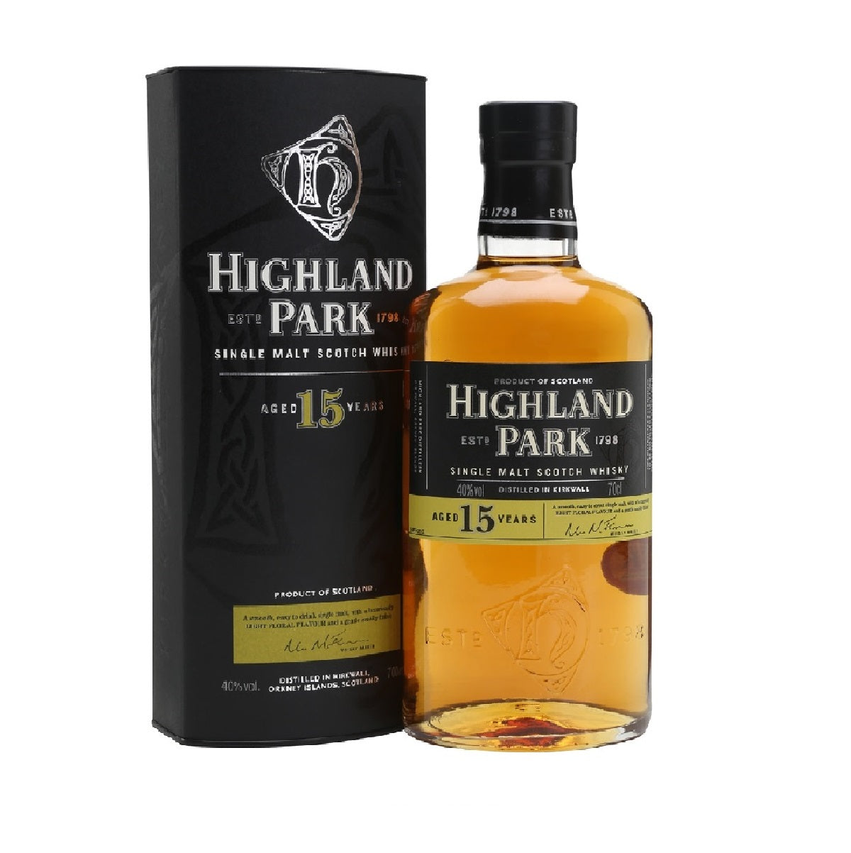HIGHLAND PARK 15 シングルモルトウイスキー 700ml Whisky 15 Highland Park 700ml – Vinosylicores.com