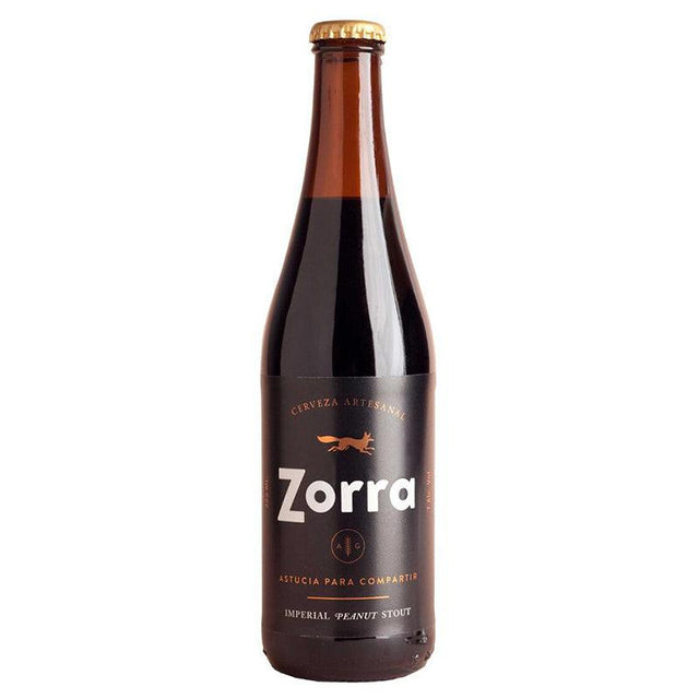 CERVEZA ZORRA IMPERIAL PEANUT STOUT 355ML - Vinosylicores.com