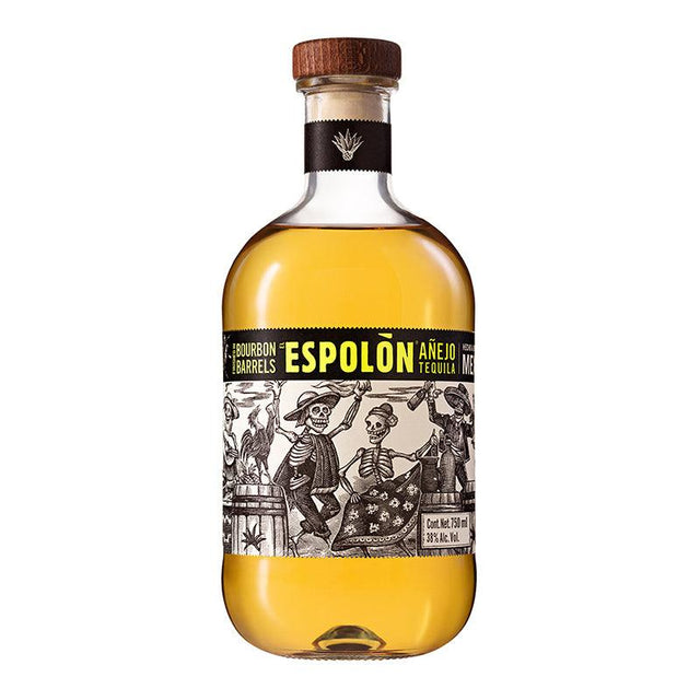TEQUILA AÑEJO 100% ESPOLON 750ML - Vinosylicores.com