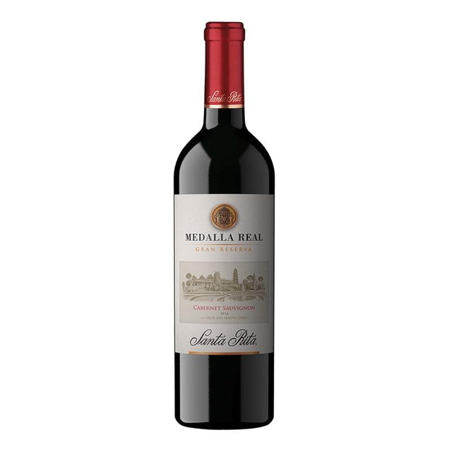 VINO TINTO SANTA RITA GRAN RVA. CABERNET S. MEDALLA REAL 750ML - Vinosylicores.com