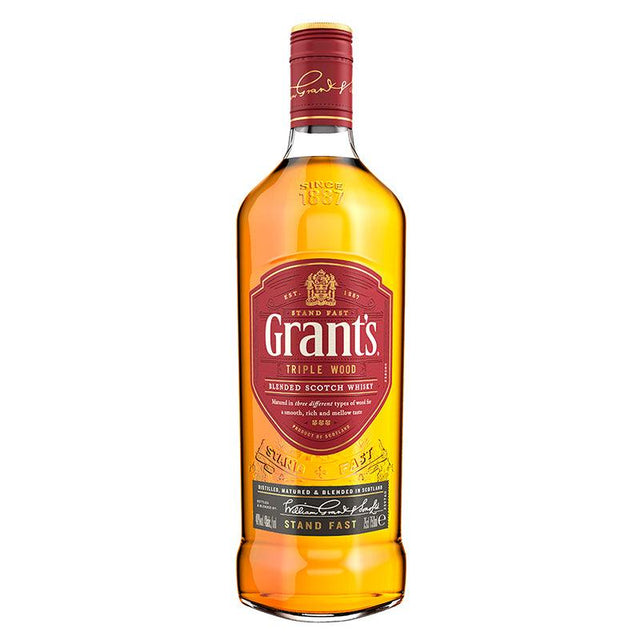 WHISKY GRANTS TRIPLE WOOD 750ML - Vinosylicores.com