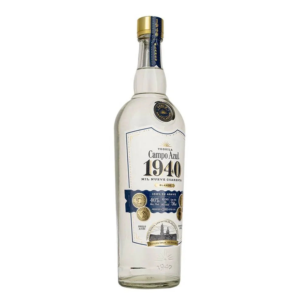 TEQUILA CAMPO AZUL 1940 BLANCO 750 ML