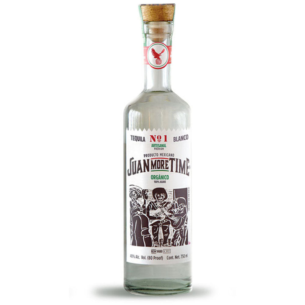 TEQUILA JUAN MORE TIME BLANCO ORGANICO 750ML