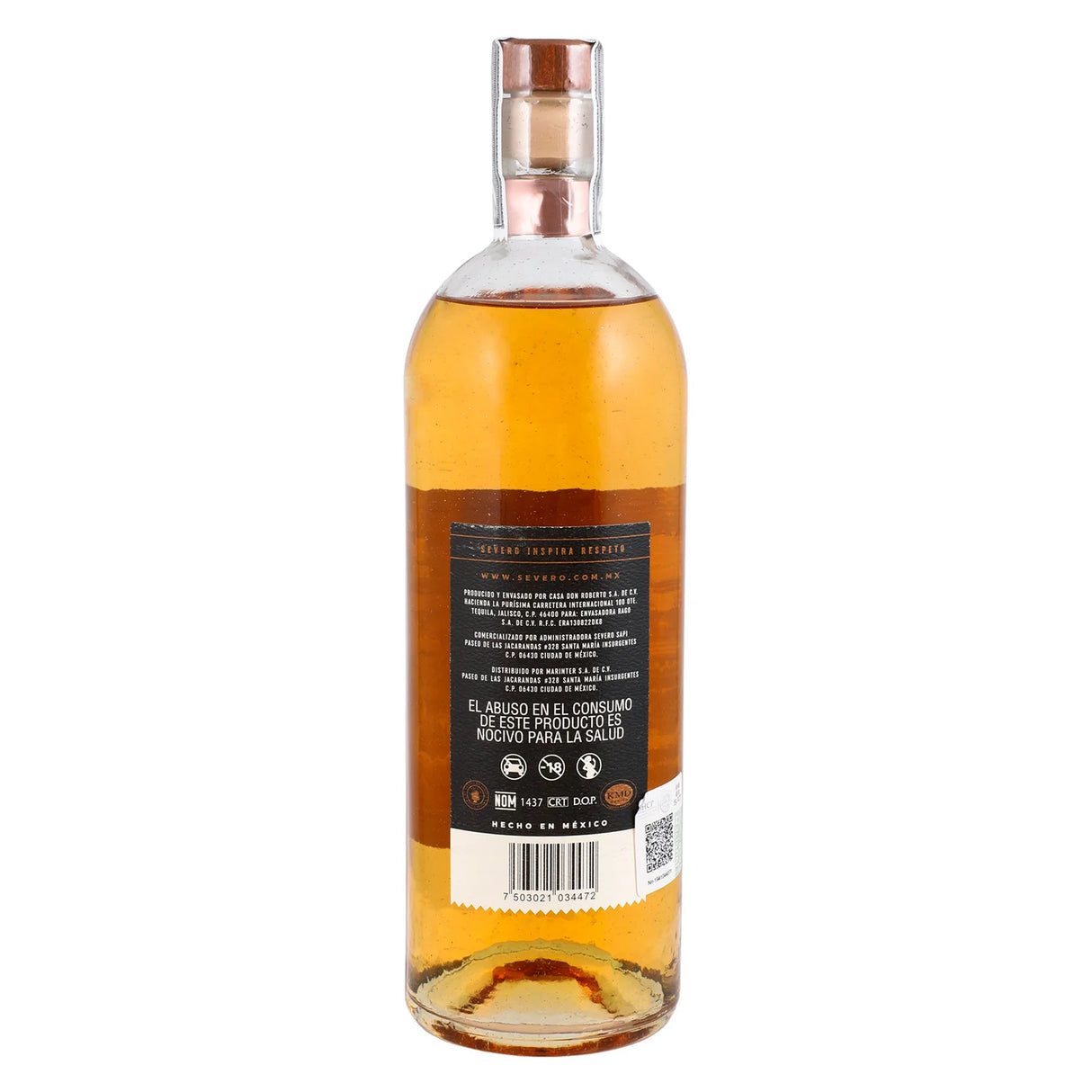 TEQUILA SEVERO AÑEJO 750 ML