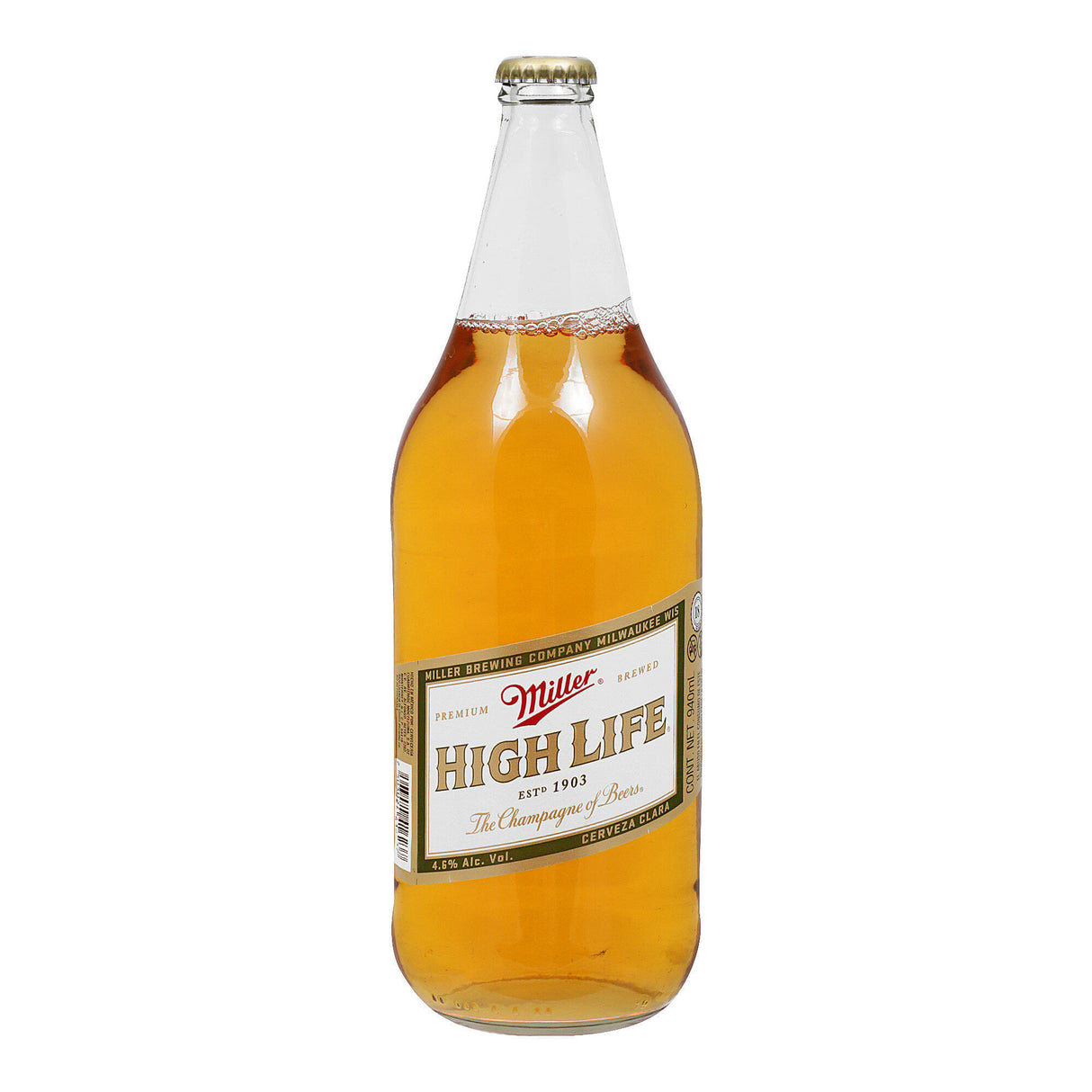 CERVEZA MILLER HIGH LIFE N.R. 940ML