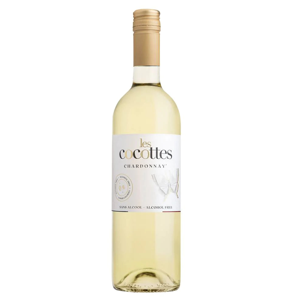 VINO BLANCO LES COCOTTES CHARDONNAY SIN ALCOHOL 750ML