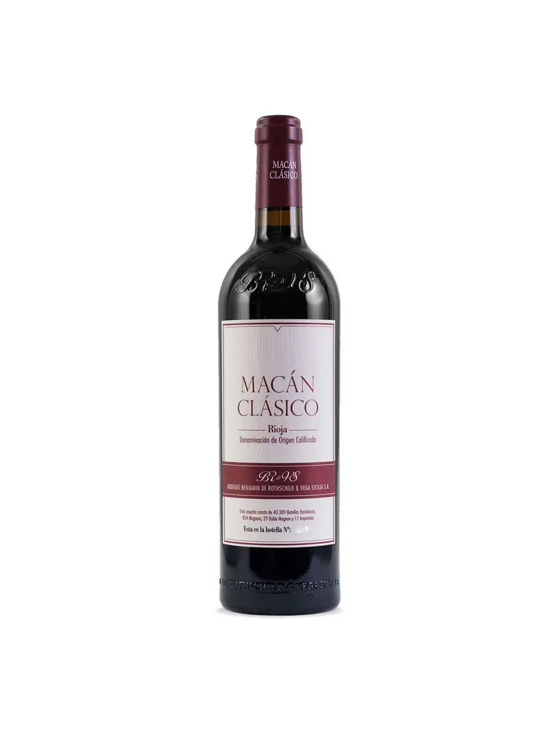 VINO TINTO MACAN CLASICO RIOJA 750ML