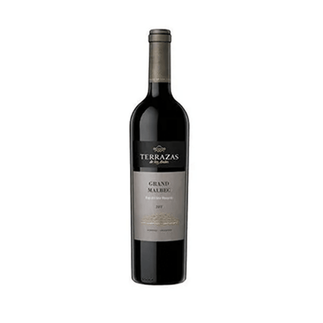 VINO TINTO TERRAZAS DE LOS ANDES GRAND MALBEC 750ML - Vinosylicores.com