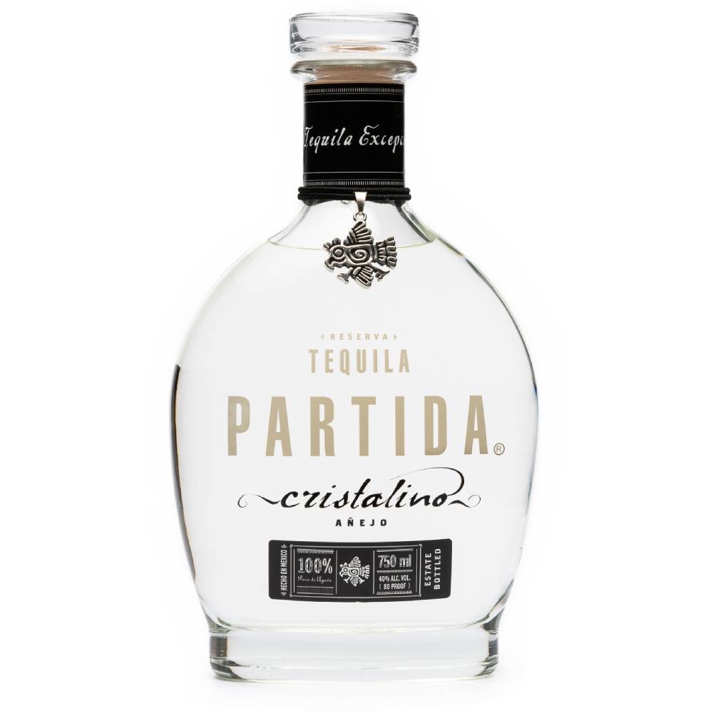 TEQUILA PARTIDA AÑEJO CRISTALINO 750ML