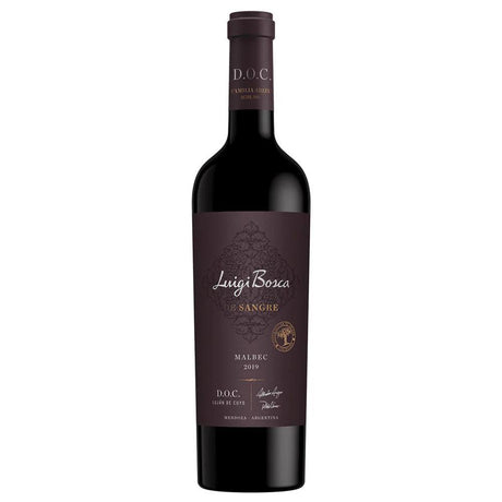 VINO TINTO LUIGI BOSCA DE SANGRE MALBEC DOC 750ML - Vinosylicores.com