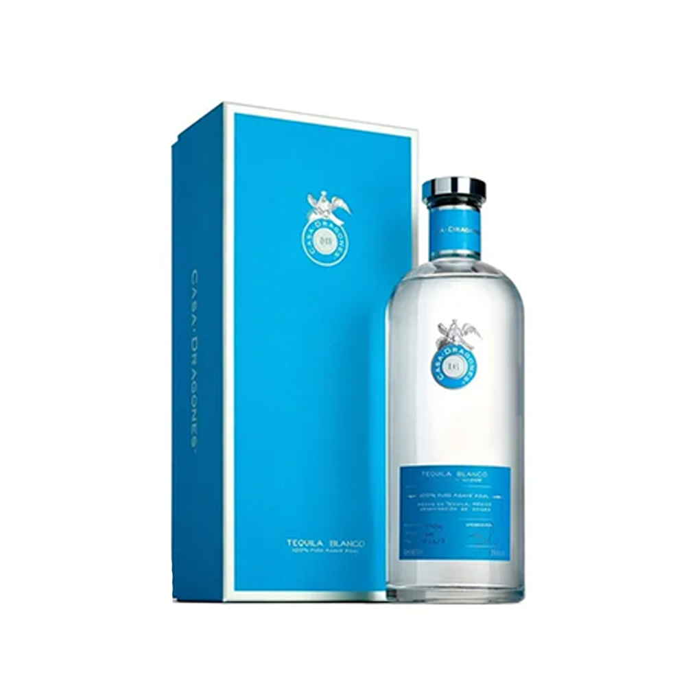 TEQUILA CASA DRAGONES BLANCO 750ML