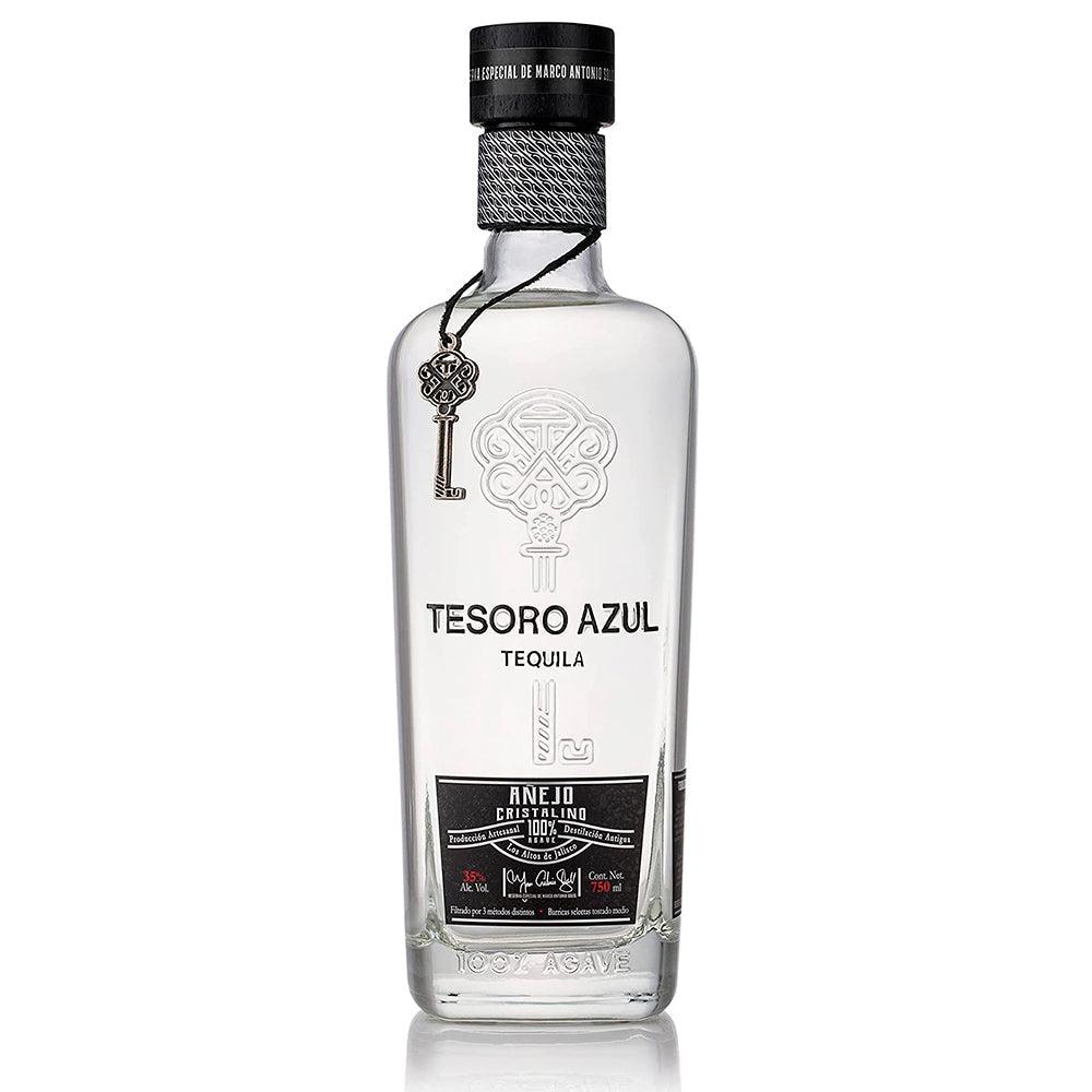 Tequila Tesoro Azul Añejo Cristalino 750ml – Vinosylicore