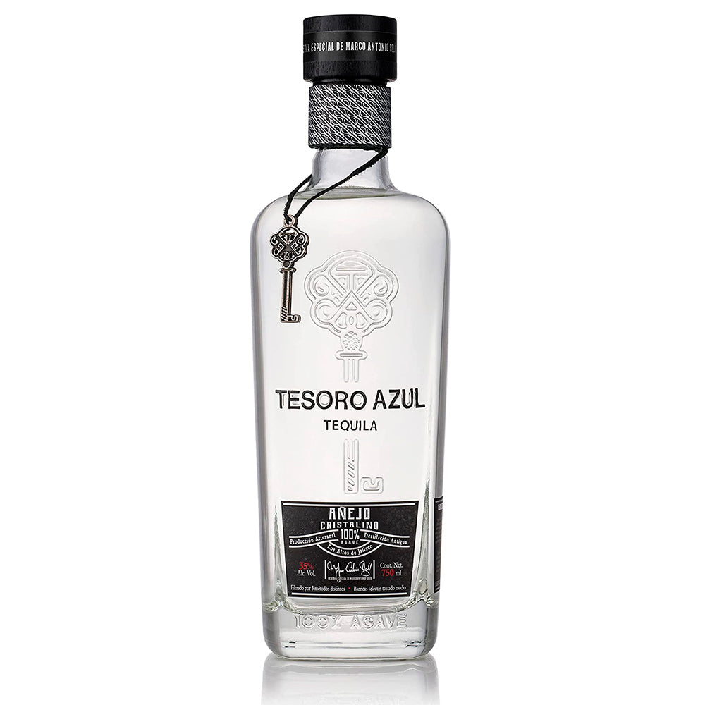 TEQUILA TESORO AZUL AÑEJO CRISTALINO 750ML