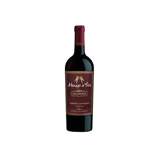 VINO TINTO MENAGE A TROIS DECADENCE CABSAUV 750ML - Vinosylicores.com