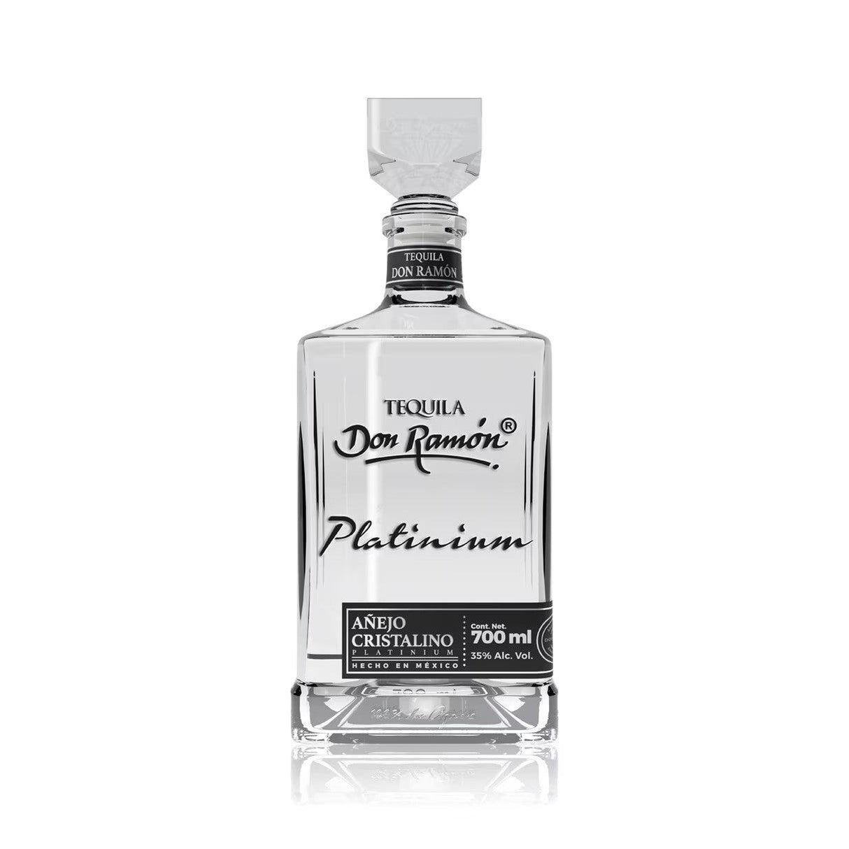 TEQUILA DON RAMÓN AÑEJO CRISTALINO PLATINUM 700 C/P - Vinosylicores.com