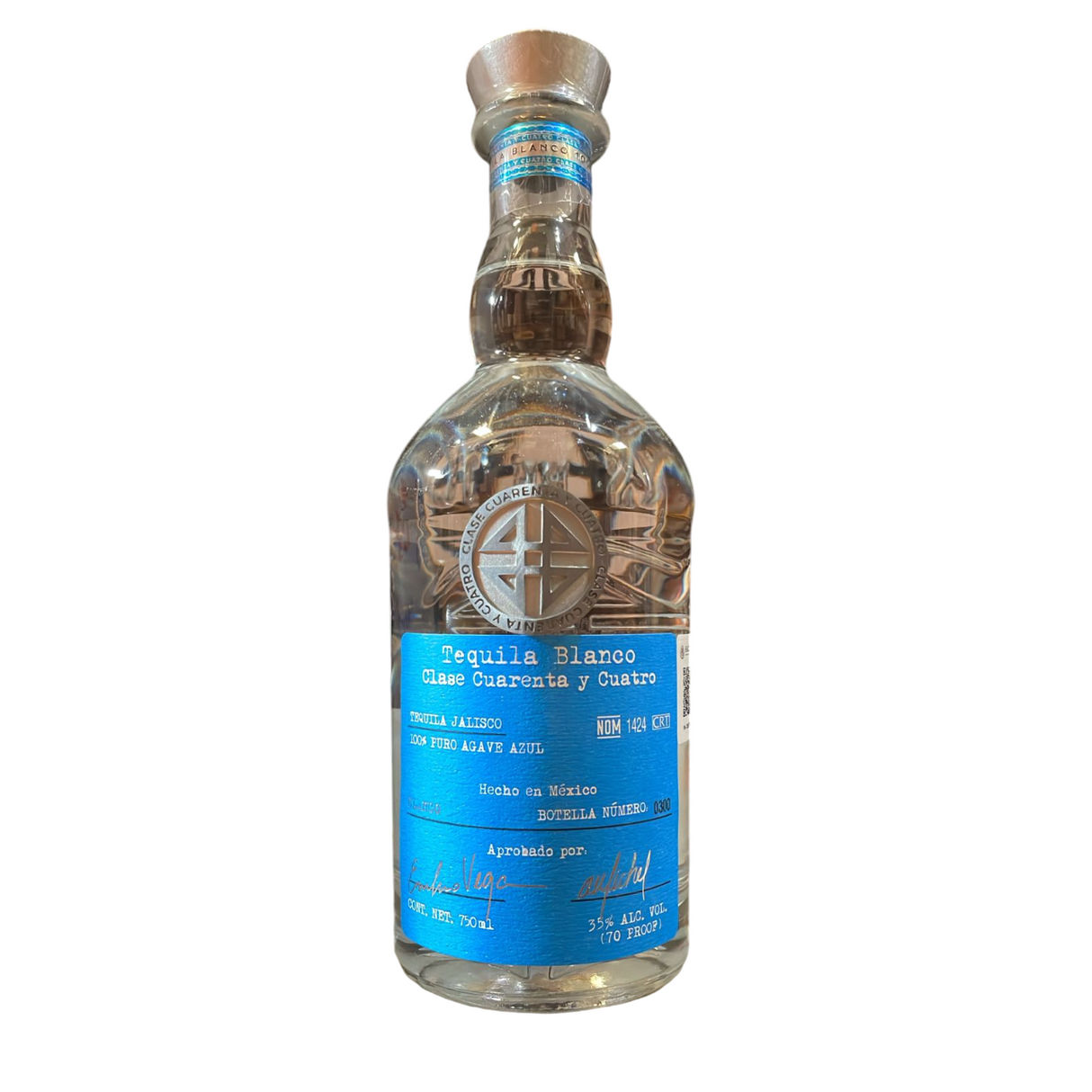 TEQUILA CLASE 44 BLANCO 750 ML