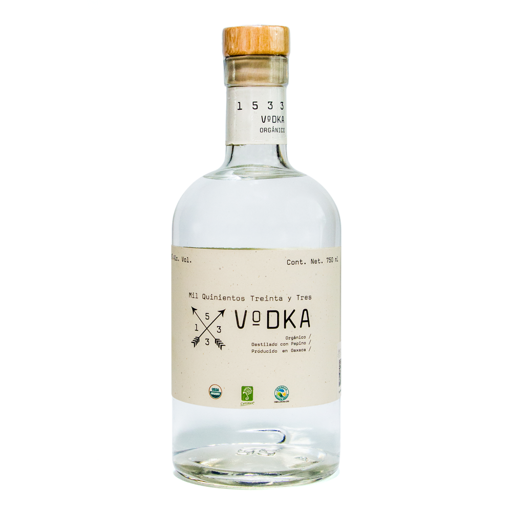 VODKA ORGANICO 1533 750ML