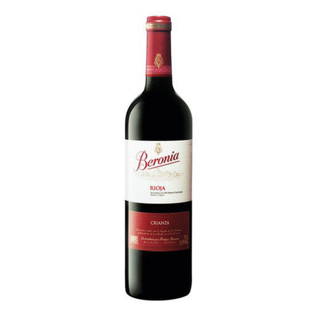 VINO TINTO BERONIA CRIANZA 750ML - Vinosylicores.com