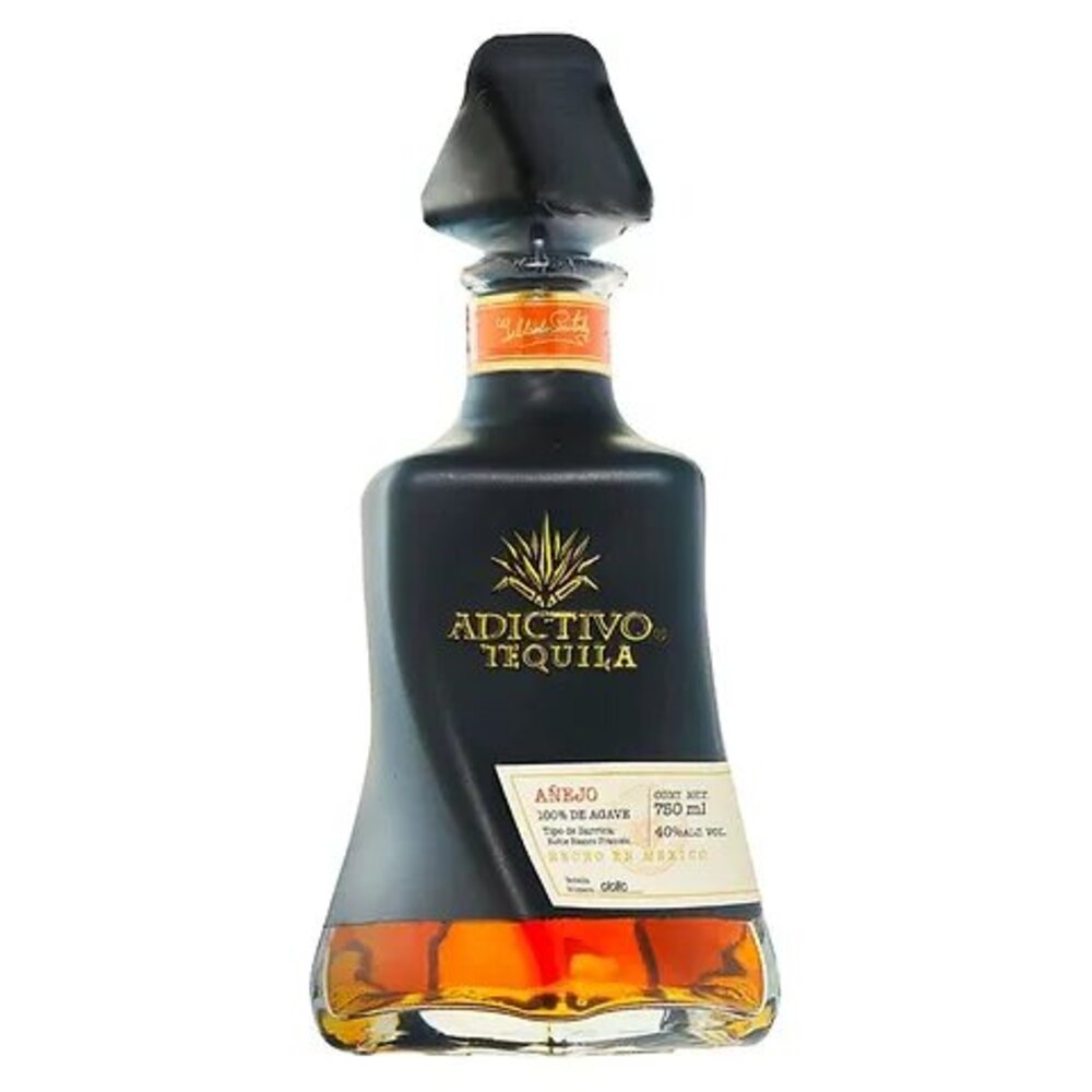 TEQUILA ADICTIVO AÑEJO BLACK 750 ML