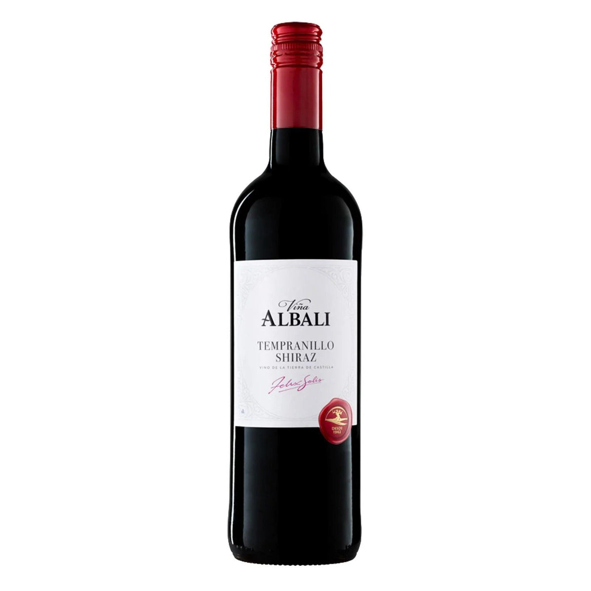 VINO TINTO VIÑA ALBALI TEMPRANILLO SHIRAZ 750 ML - Vinosylicores.com