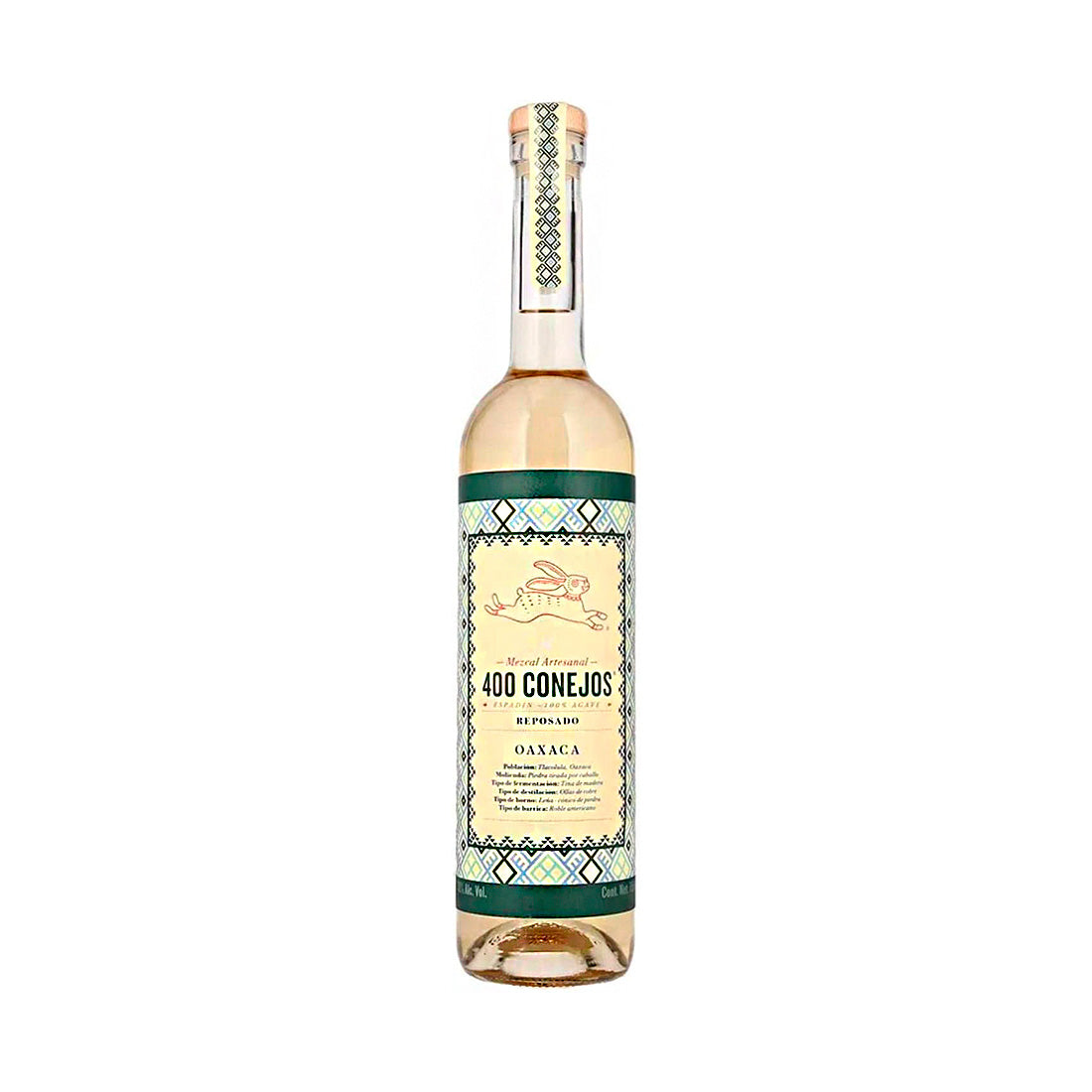 MEZCAL REP.100% 400 CONEJOS 750ML