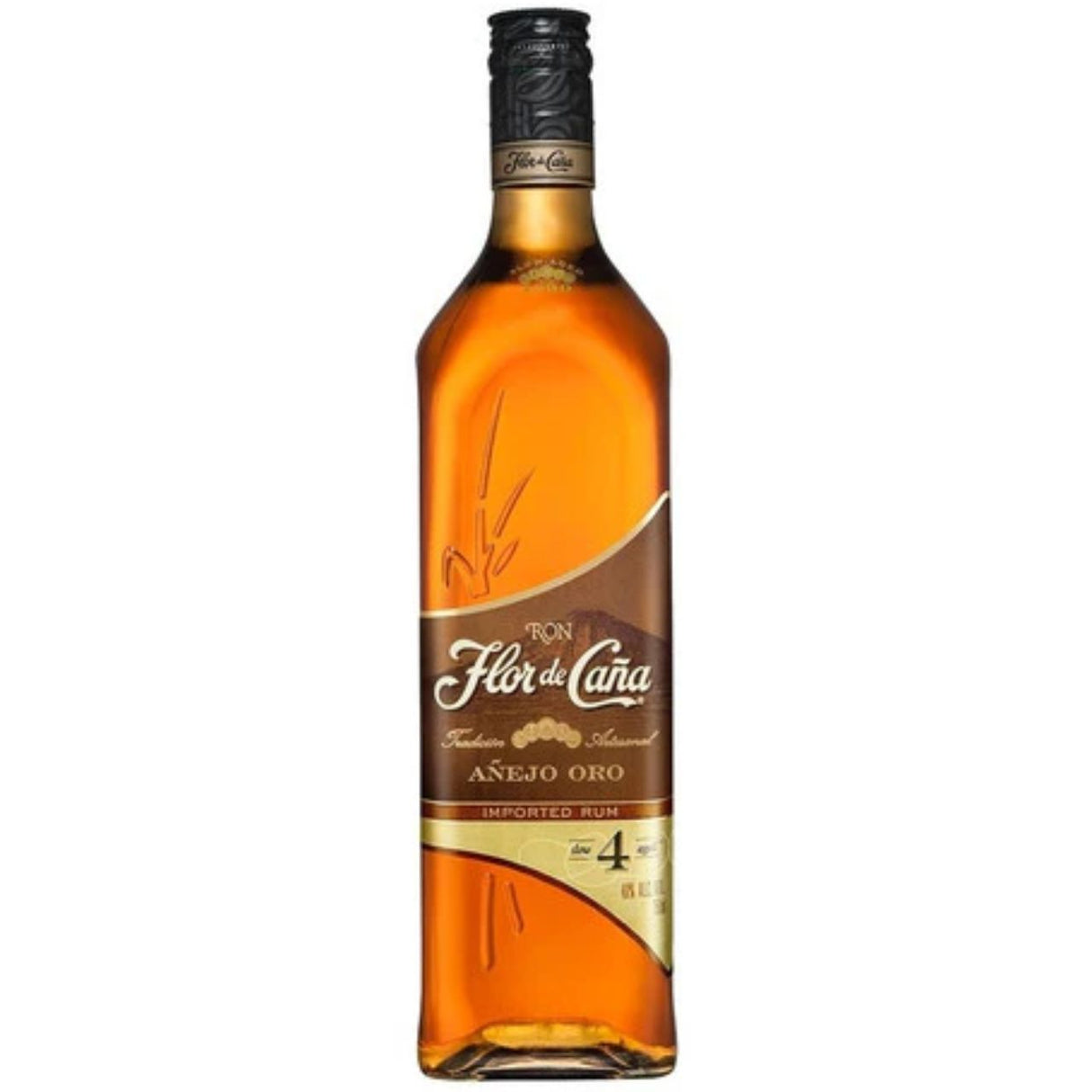 RON FLOR DE CAÑA GOLD 4 AÑOS 750 ML