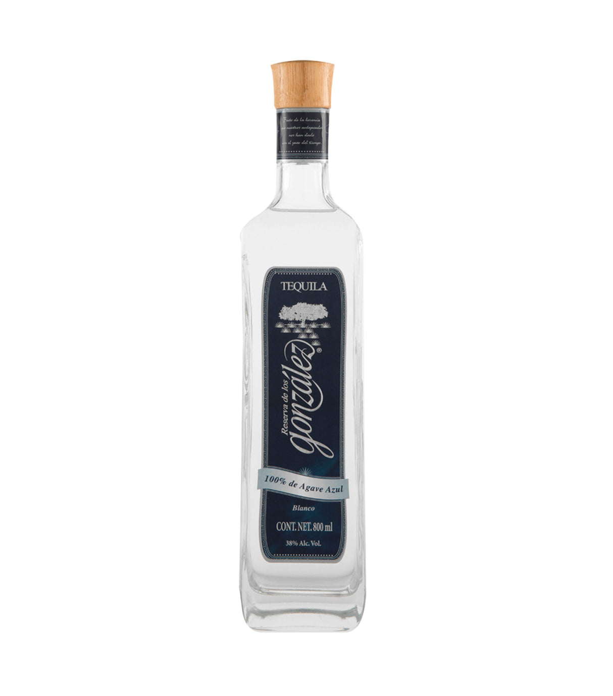 TEQUILA BLANCO RESERVA DE LOS GONZÁLEZ 800ML