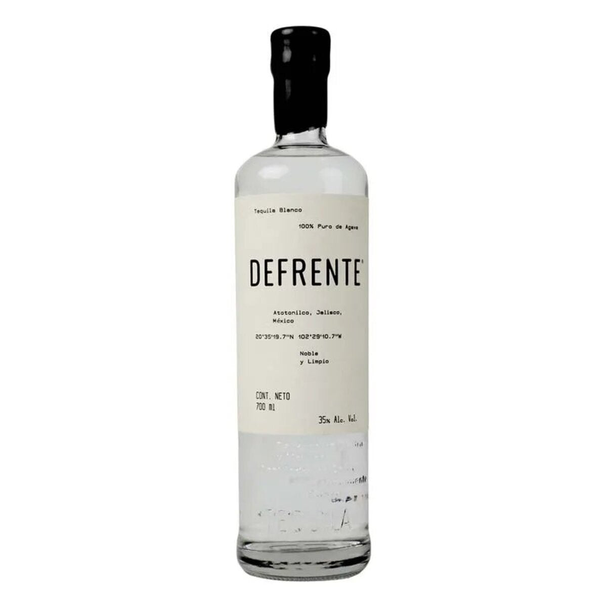 TEQUILA BLANCO 100% DEFRENTE 700ML