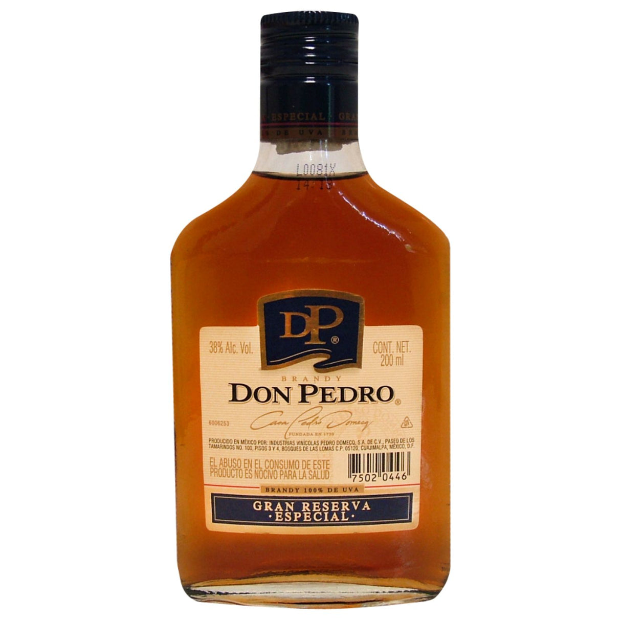 BRANDY DON PEDRO GRAN RESERVA 200ML