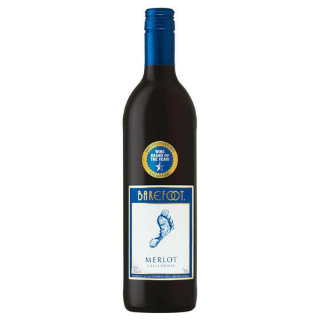 VINO TINTO BAREFOOT MERLOT 750ML - Vinosylicores.com