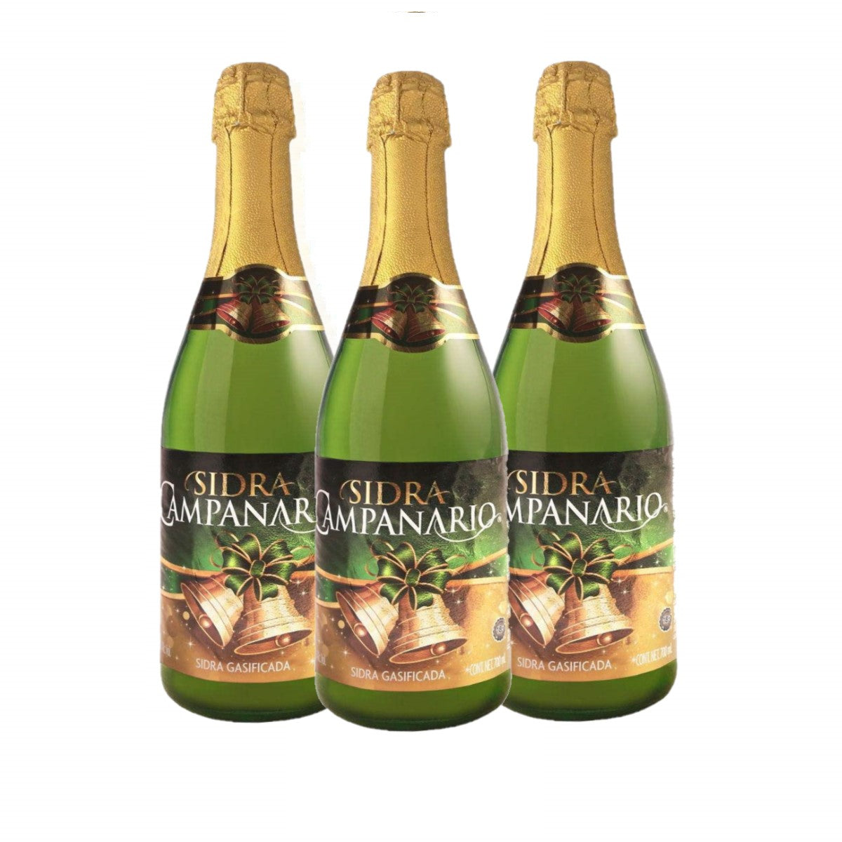 Pack De 3 Piezas De Sidra Campanario Blanca 700 Ml