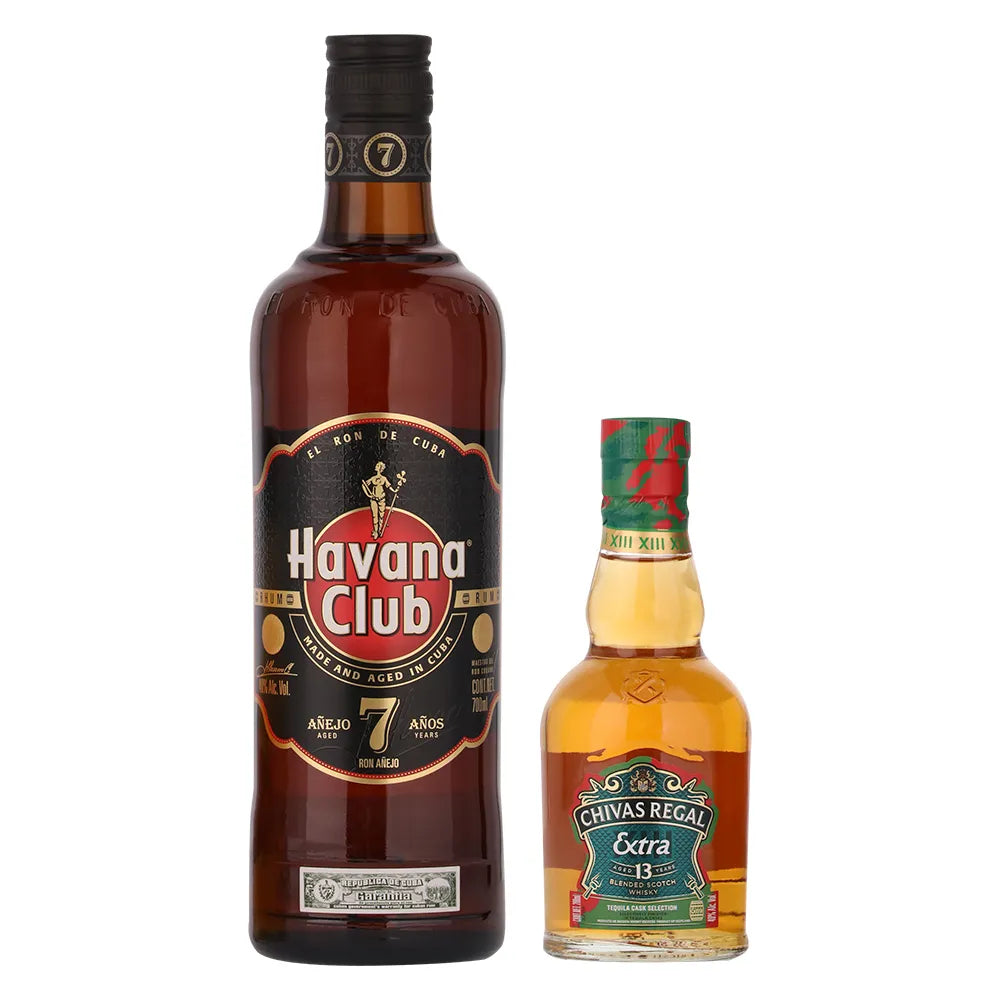 Ron Havana Club 7 años 700 ml + Chivas Regal 200 ml