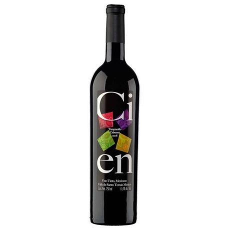 VINO TINTO CIEN TEMPRANILLO CABSAUV 750ML - Vinosylicores.com