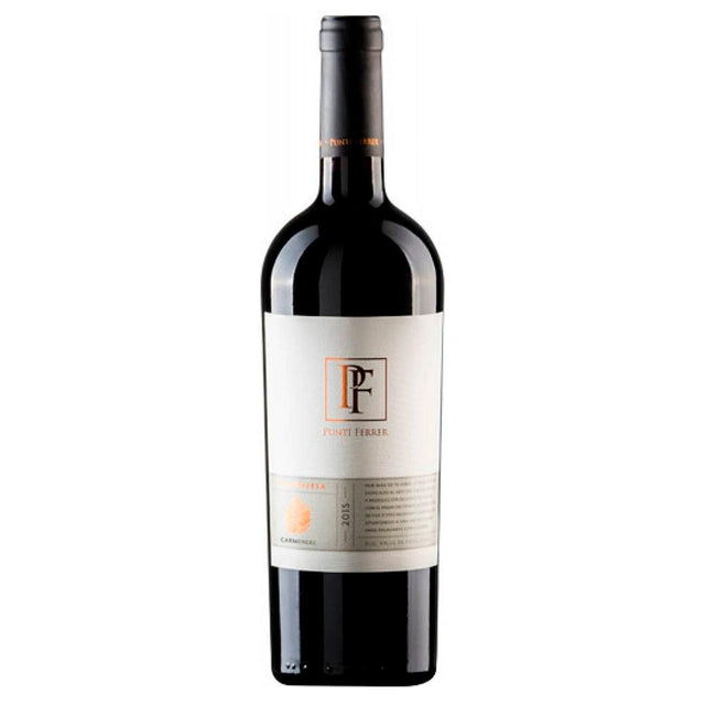 VINO TINTO PUNTI FERRER RESERVA CARMENERE 750ML - Vinosylicores.com