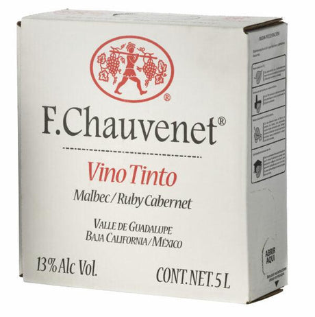 VINO TINTO CHAUVENET BOLSA 500ML - Vinosylicores.com