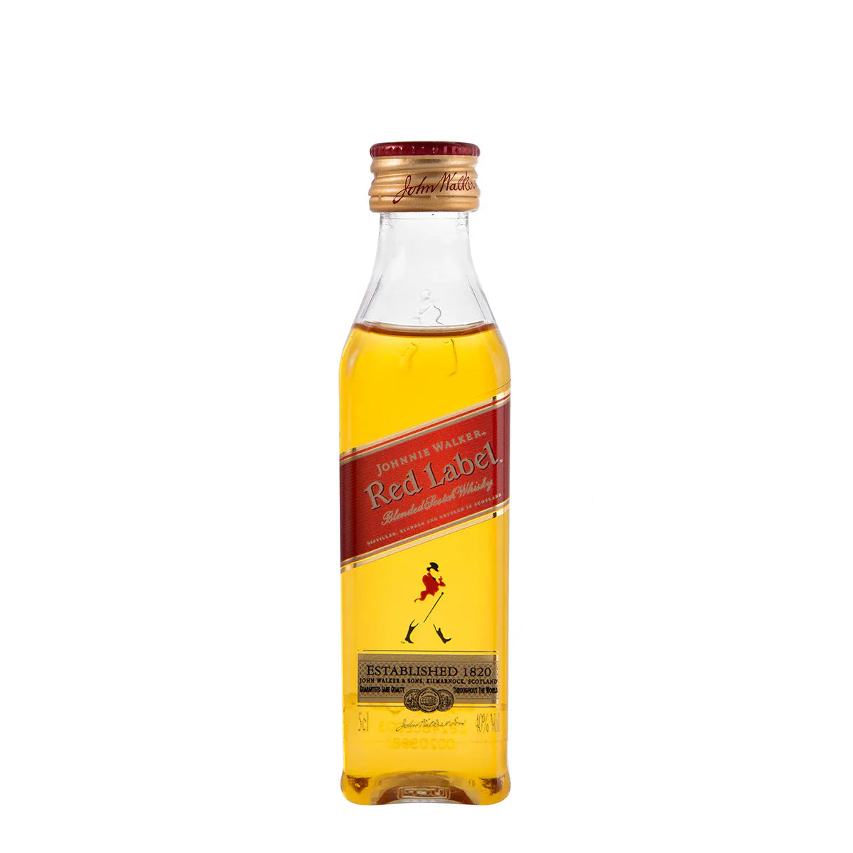 WHISKY JOHNNIE WALKER RED LABEL BLENDED SCOTCH 50ML