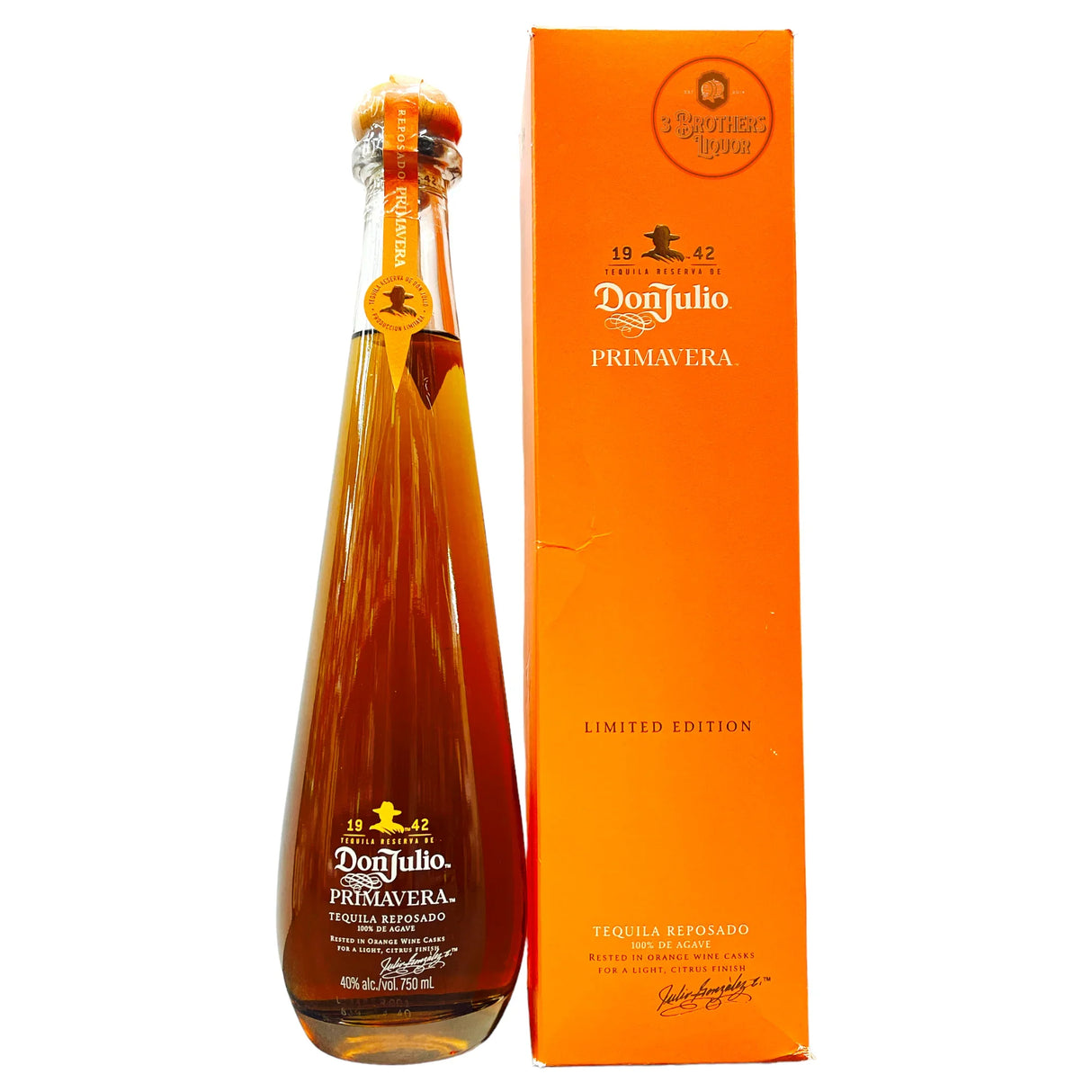 TEQUILA REPOSADO 100% DON JULIO 1942 PRIMAVERA 750ML