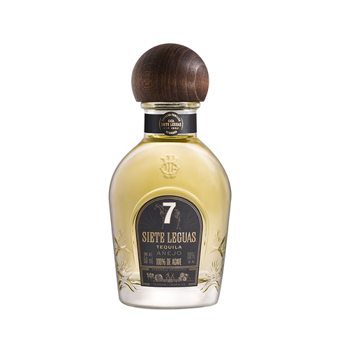 MINI TEQUILA 7 LEGUAS AÑEJO 50 ML