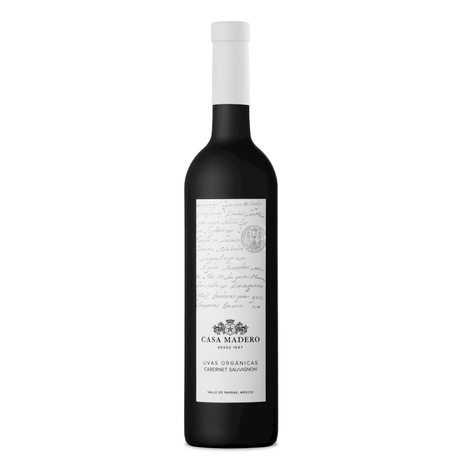 VINO TINTO CASA MADERO CABSAUV ORGANICO 750ML - Vinosylicores.com