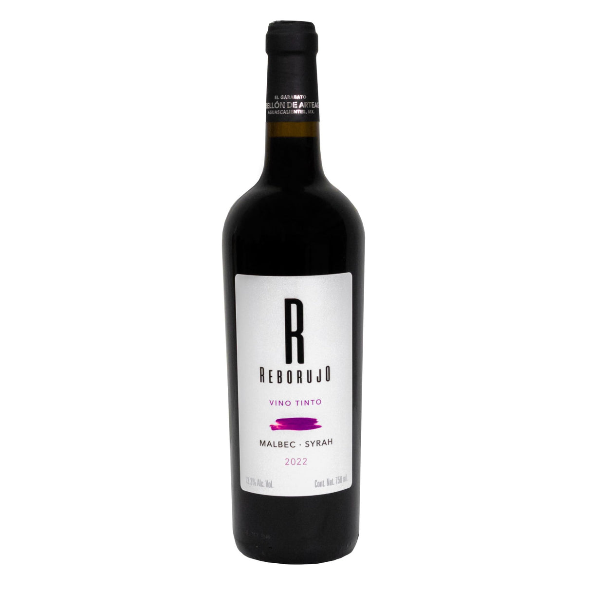 VINO TINTO REBORUJO MALBEC 750ML